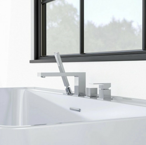 Смеситель на борт ванны Aquatek Либра AQ1648CR Хром латунь