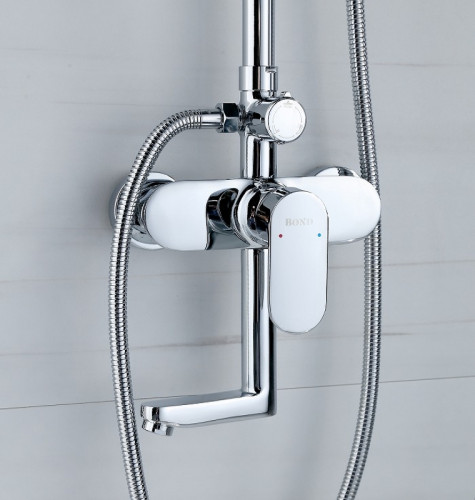 Душевая система Bond B01-9100 Хром латунь на стену