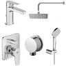 Комплект смесителей Ideal Standard Esla BD002XC Хром латунь