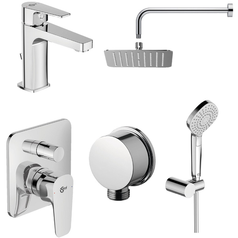 Комплект смесителей Ideal Standard Esla BD002XC Хром латунь