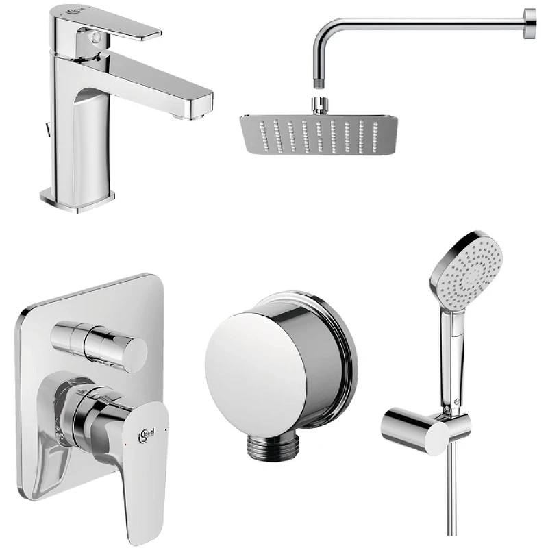 Комплект смесителей Ideal Standard Esla BD002XC Хром латунь