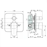 Комплект смесителей Ideal Standard Esla BD002XC Хром латунь