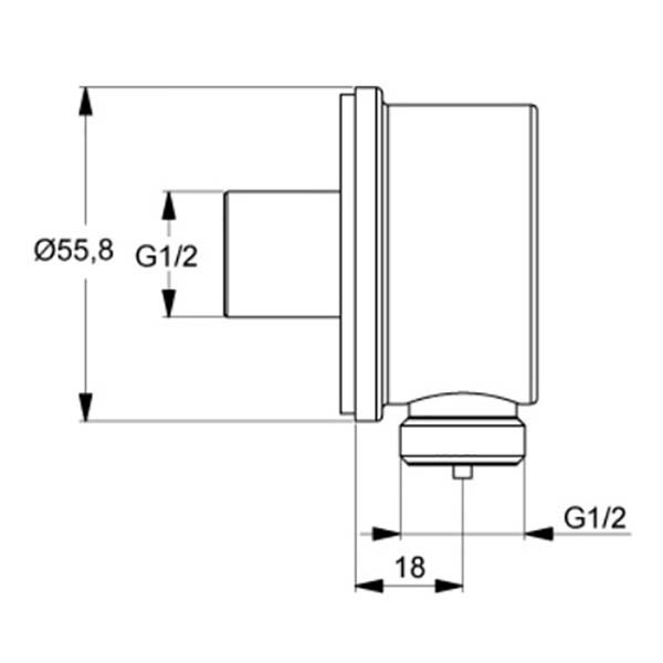 Комплект смесителей Ideal Standard Esla BD002XC Хром латунь