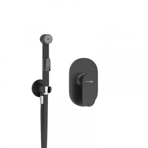 Гигиенический душ со смесителем WasserKRAFT Elbe 7400 A7451.083.236.081 цвет Черный