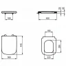 Комплект унитаза с инсталляцией Ideal Standard I.Life A WA330101 с сиденьем Микролифт фарфор подвесной