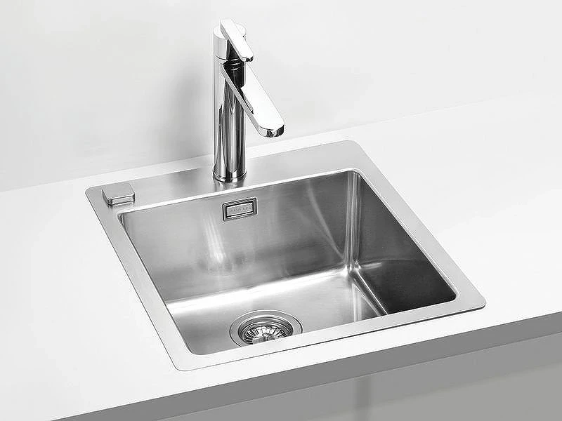 Кухонная мойка Alveus Pure 20 KMB-90 465x525 1103608 Брашированная сталь нержавеющая сталь встраиваемый