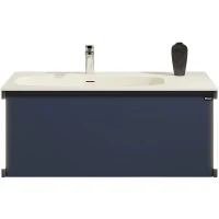 Тумба с раковиной Black&White Universe U945.800 80 945800 подвесная Dark Blue