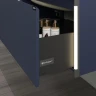 Тумба с раковиной Black&White Universe U945.800 80 945800 подвесная Dark Blue
