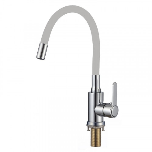 Смеситель для кухни Savol S-3002A04 цвет Хром Серый