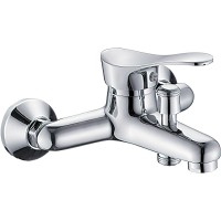 Смеситель для ванны Ростовская Мануфактура Сантехники SL86-009 Хром на стену
