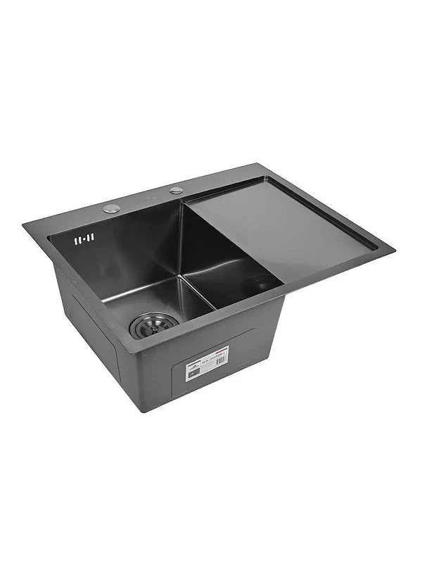 Кухонная мойка Wisent 65 WS36550B-L/W02-114B/W405B/W302644B цвет Графит
