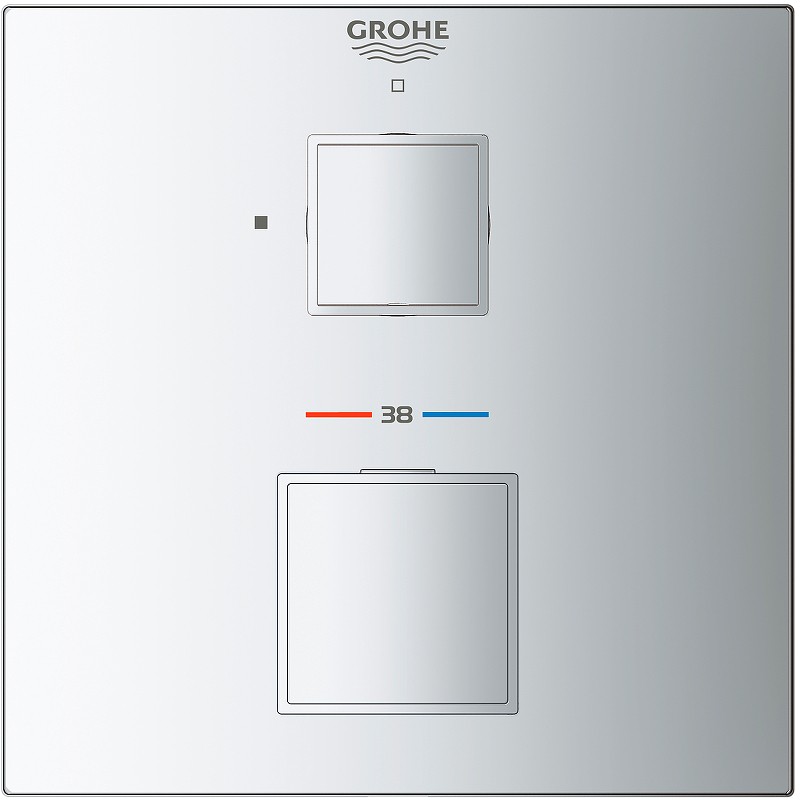 Смеситель для душа Grohe Grohtherm Cube 24153000 с термостатом Хром