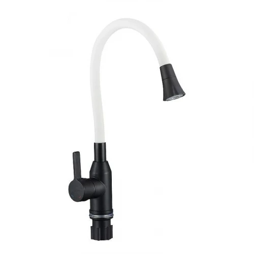 Смеситель для кухни Fmark FS8277H-02 цвет Черный Белый