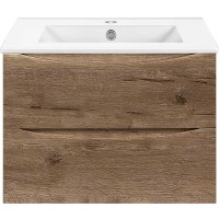 Тумба под раковину Vincea Mia Slim 70 VMC-2MC700S1VO подвесная V.Oak МДФ / ЛДСП