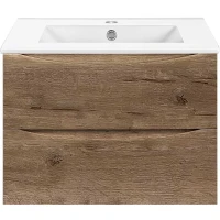 Тумба под раковину Vincea Mia Slim 70 VMC-2MC700S1VO подвесная V.Oak МДФ / ЛДСП