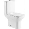 Унитаз компакт Aquanet Cube 2-C Rimless 240208 без бачка с сиденьем Микролифт фаянс напольный