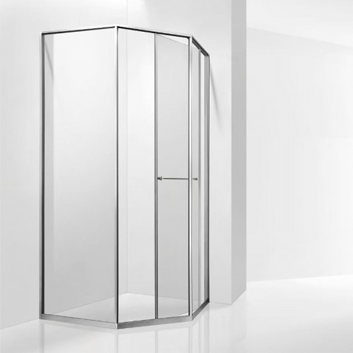 Душевой уголок RGW 100x100 33328200-11R профиль цвет Хром стекло прозрачное