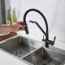Смеситель для кухни Shevanik S278H цвет Черный