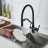 Смеситель для кухни Shevanik S278H цвет Черный