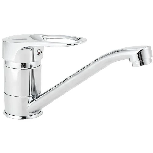 Кухонная мойка Ulgran Classic U-101-307 Терракот со смесителем Viko V-7611 Хром