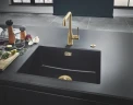 Кухонная мойка Grohe K700 61 31655AP0 Черный гранит искусственный камень (литьевой мрамор) встраиваемый