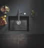 Кухонная мойка Grohe K700 61 31655AP0 Черный гранит искусственный камень (литьевой мрамор) встраиваемый