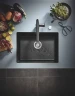 Кухонная мойка Grohe K700 61 31655AP0 Черный гранит искусственный камень (литьевой мрамор) встраиваемый