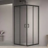 Душевой уголок RGW Passage 80x80 3508103088-14, 16180188-11 профиль цвет Черный стекло прозрачное