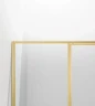 Душевая дверь Vincea Slim 120 VDP-4SL120CLG профиль Брашированное золото стекло прозрачное