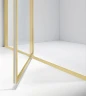 Душевая дверь Vincea Slim 120 VDP-4SL120CLG профиль Брашированное золото стекло прозрачное