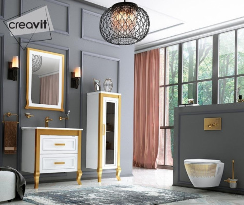 Унитаз биде Creavit Terra TP325-00CB00E-NA00 подвесной Белый с декором без сиденья фарфор подвесной