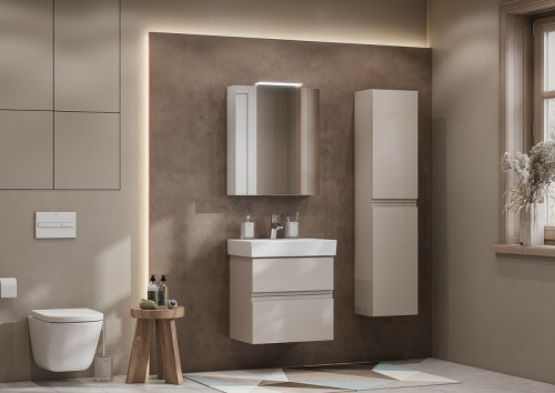 Шкаф пенал Roca Oleta 35 A857650515 подвесной Капучино