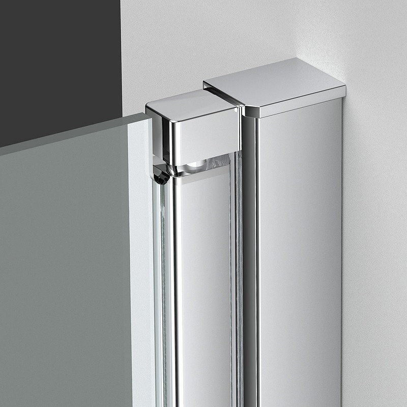 Душевая дверь Vincea Alpha 85 VDP-3AL850CL профиль Хром стекло прозрачное