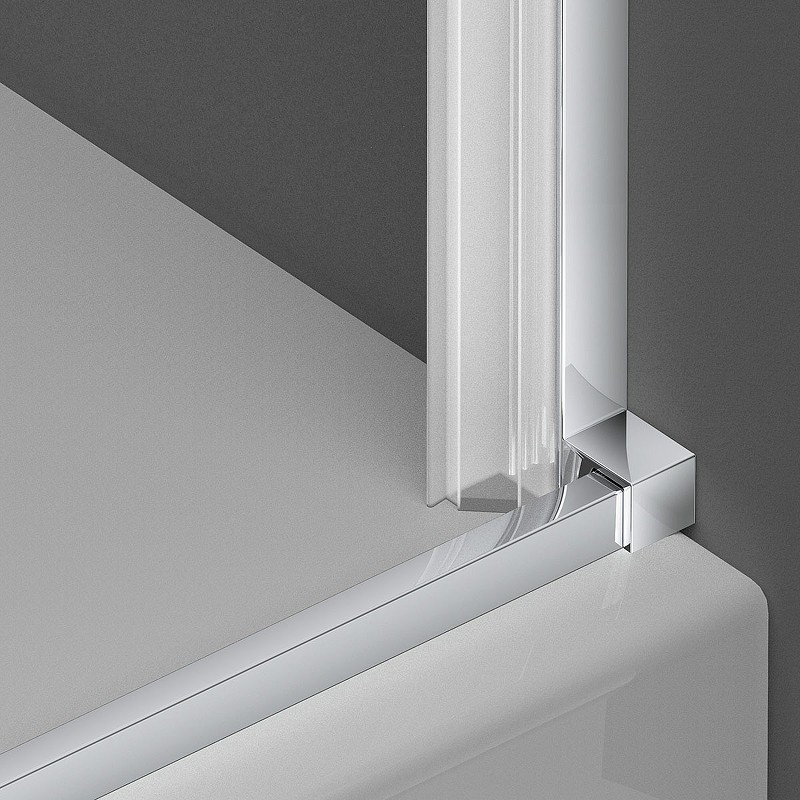 Душевая дверь Vincea Alpha 85 VDP-3AL850CL профиль Хром стекло прозрачное