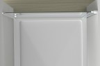 Душевая дверь Vincea Alpha 85 VDP-3AL850CL профиль Хром стекло прозрачное
