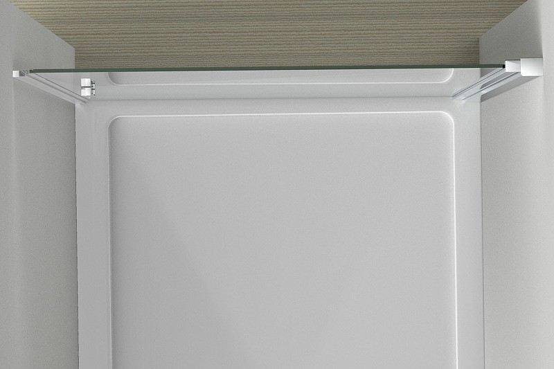 Душевая дверь Vincea Alpha 85 VDP-3AL850CL профиль Хром стекло прозрачное