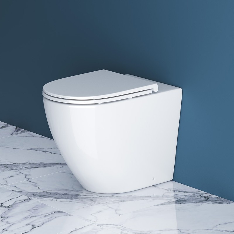 Унитаз BelBagno Sfera-R BB2141CBR/BB870SC приставной с сиденьем Микролифт фаянс приставной