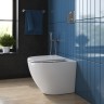 Унитаз BelBagno Sfera-R BB2141CBR/BB870SC приставной с сиденьем Микролифт фаянс приставной