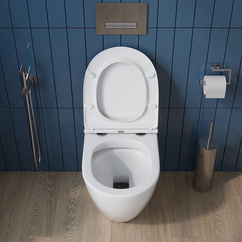 Унитаз BelBagno Sfera-R BB2141CBR/BB870SC приставной с сиденьем Микролифт фаянс приставной