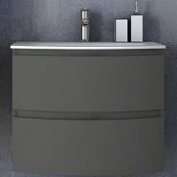 Тумба под раковину Cezares Vague 69 54905 подвесная Grigio talpa opaco МДФ / ЛДСП