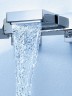Смеситель для ванны Grohe Grohtherm Cube 34497000 с термостатом Хром латунь на стену