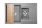 Кухонная мойка Granula Estetica 78 7808 цвет Алюминиум