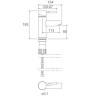 Смеситель для раковины Shouder Monaco 0130204 Хром