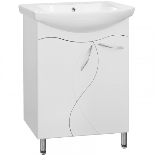 Тумба под раковину Style Line Амелия 65 Белая МДФ / ЛДСП