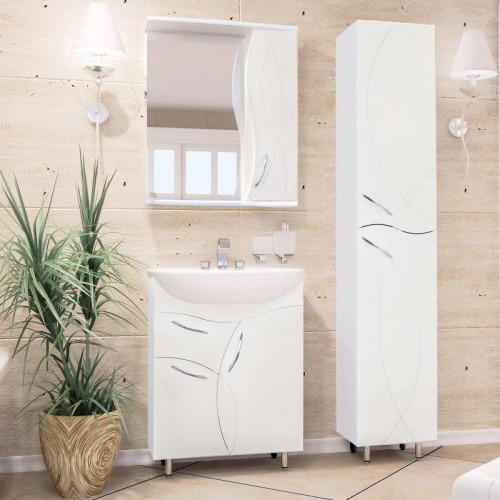 Тумба под раковину Style Line Амелия 65 Белая МДФ / ЛДСП