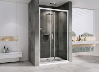 Душевая дверь Abber Sonnenstrand 110 AG07110 профиль Хром стекло прозрачное