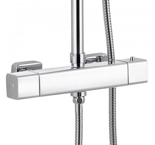 Душевая система beWash BV0TMSS6121 с термостатом Хром латунь на стену
