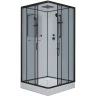 Душевая кабина Niagara Premium 100x100 NG-6902-01Q Black без гидромассажа