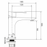 Смеситель для раковины WesnaArt Ray RAY11-210 Хром латунь
