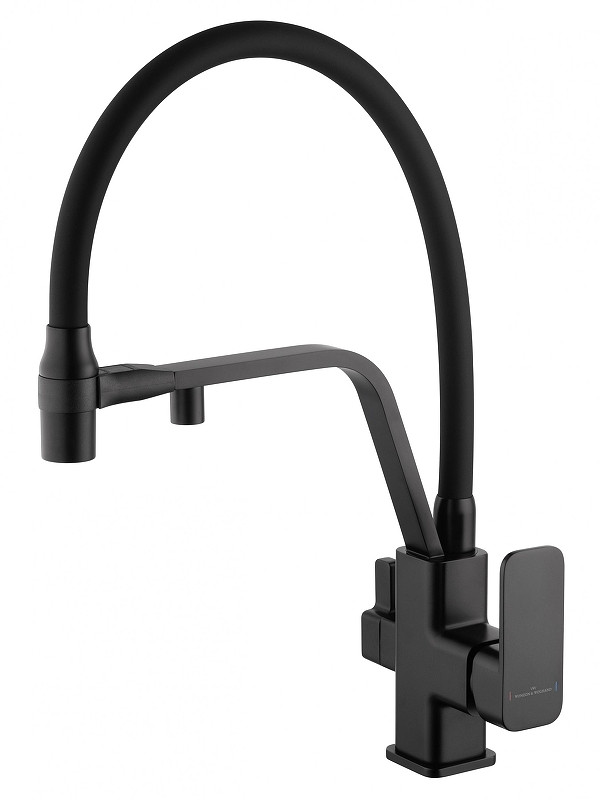 Смеситель для кухни Wonzon & Woghand WW-88458013-MB цвет Черный матовый